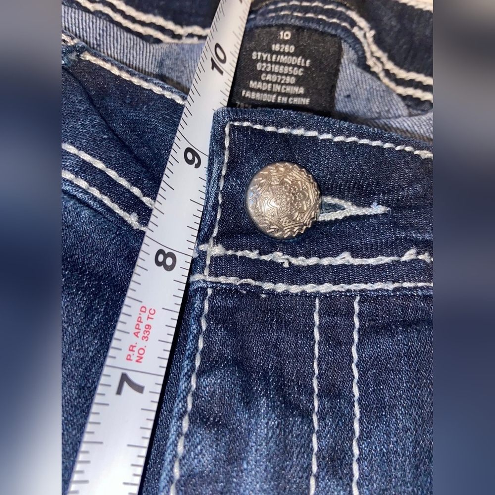 Suko Jeans Womens Capris Lace Pockets - Picture 4 of 8